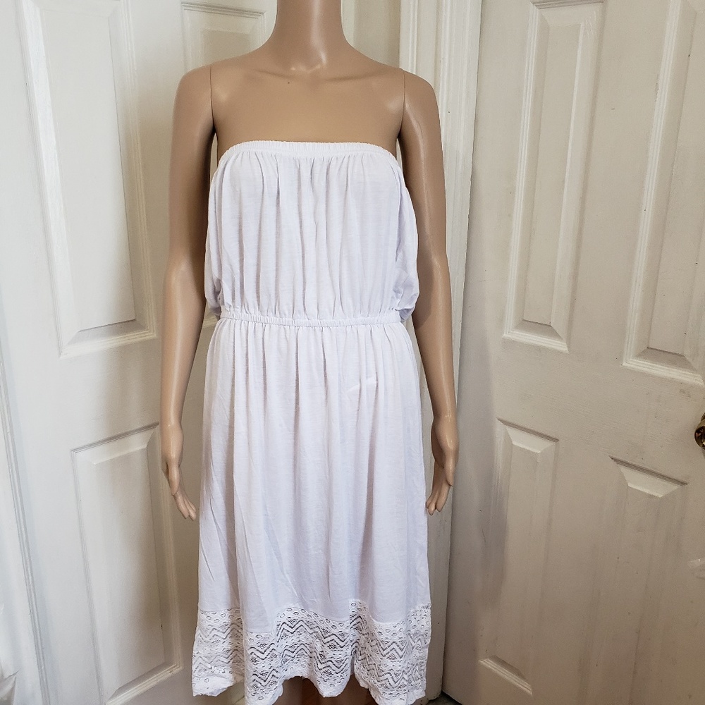 NEW! Casual Strapless Summer Dress